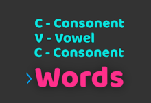 Photo of C-V-C Words